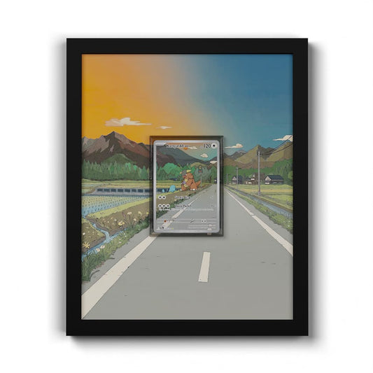 204 Kangama - Extended Artwork Framed Pokemon Card Display