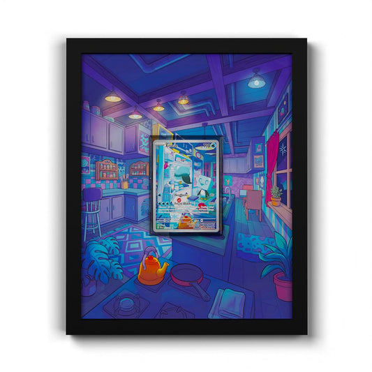 205 Kubuin - Extended Artwork Framed Pokemon Card Display