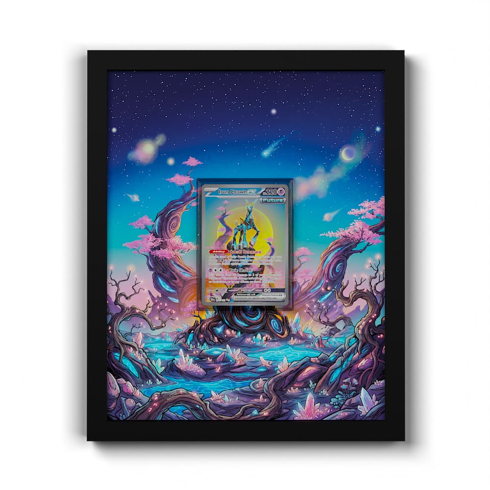 206 Eisenhaupt EX - Extended Artwork Framed Pokemon Card Display