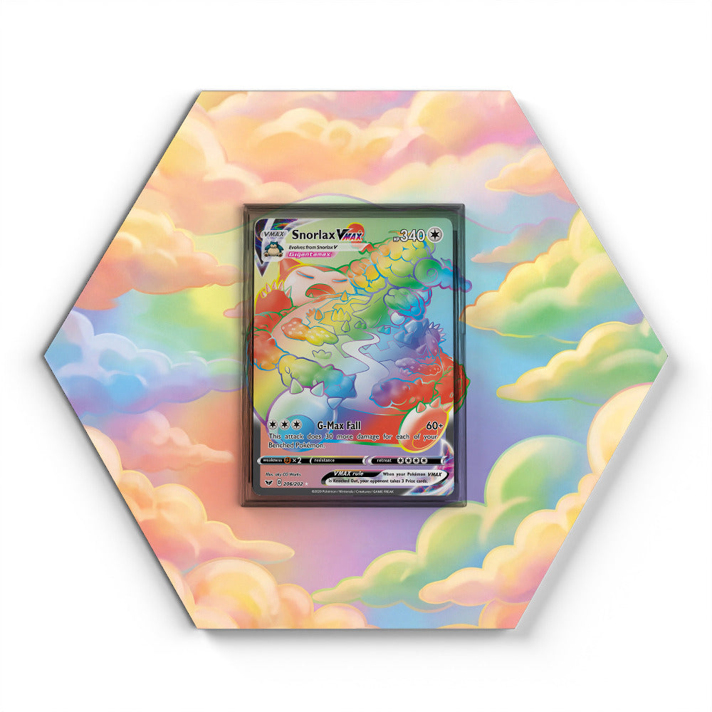 206/202 Snorlax VMAX - Extended Artwork Pokemon Card Display