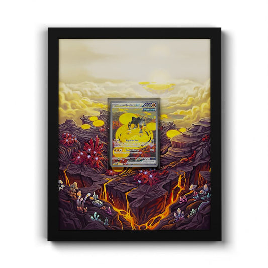 207 Eisenfels EX - Extended Artwork Framed Pokemon Card Display