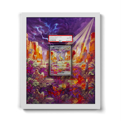 208 Donnerkeil EX - Extended Artwork Framed Pokemon Card Display