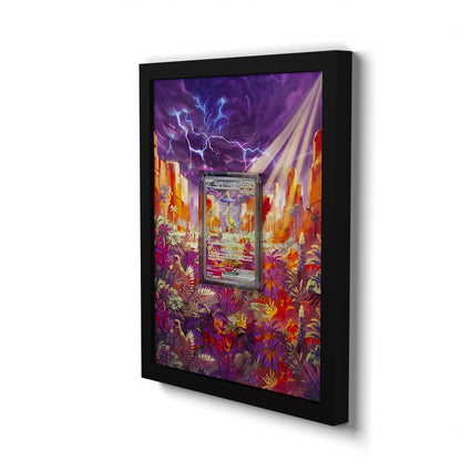 208 Donnerkeil EX - Extended Artwork Framed Pokemon Card Display