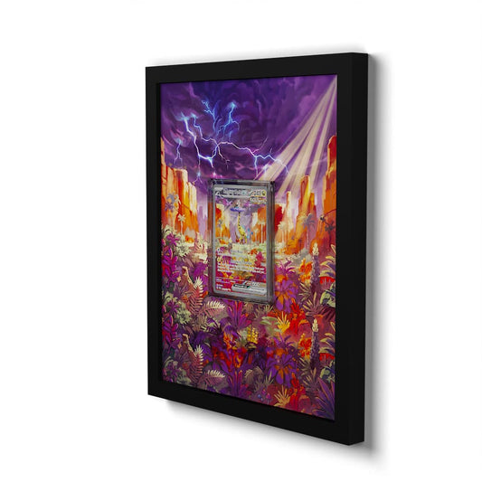 208 Donnerkeil EX - Extended Artwork Framed Pokemon Card Display