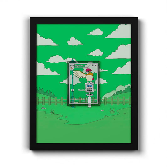 208 Tauboga - Extended Artwork Framed Pokemon Card Display
