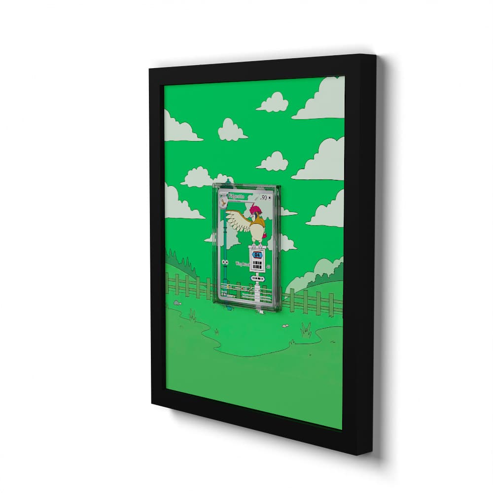 208 Tauboga - Extended Artwork Framed Pokemon Card Display
