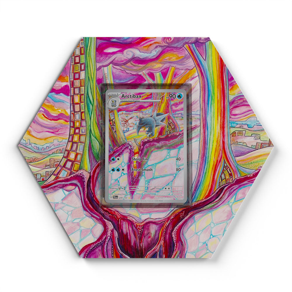 209/193 Arktibax - Extended Artwork Pokemon Card Display