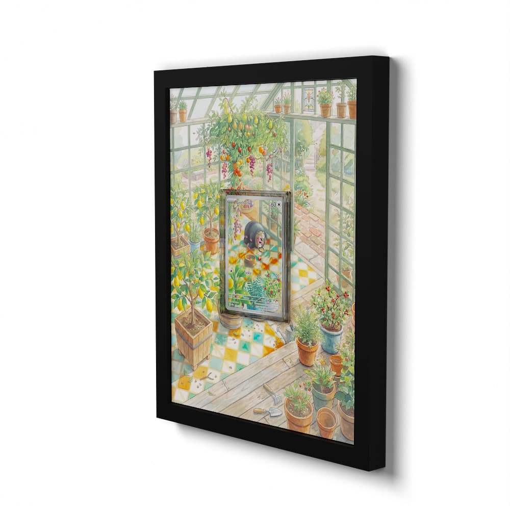 209 Ferkuli - Extended Artwork Framed Pokemon Card Display