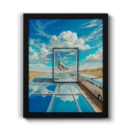 209 Panzaeron - Extended Artwork Framed Pokemon Card Display