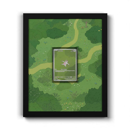 212 Bummelz - Extended Artwork Framed Pokemon Card Display