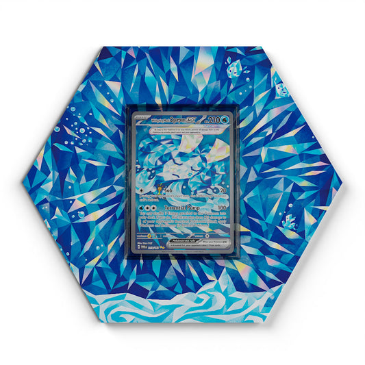 213/167 Brunnenmaske Ogerpon EX - Extended Artwork Pokemon Card Display
