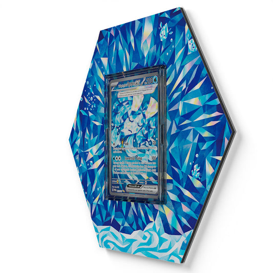 213/167 Brunnenmaske Ogerpon EX - Extended Artwork Pokemon Card Display