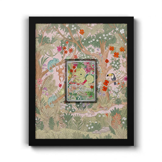 213 Keckleon - Extended Artwork Framed Pokemon Card Display
