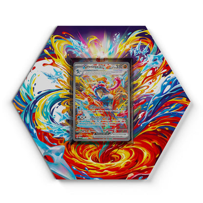 214/167 Quajutsu EX - Extended Artwork Pokemon Card Display