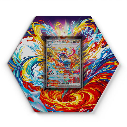 214/167 Quajutsu EX - Extended Artwork Pokemon Card Display