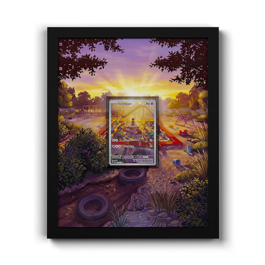 214 Sankabuh - Extended Artwork Framed Pokemon Card Display