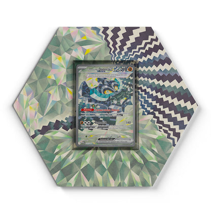 215/167 Fundamentmaske Ogerpon EX - Extended Artwork Pokemon Card Display