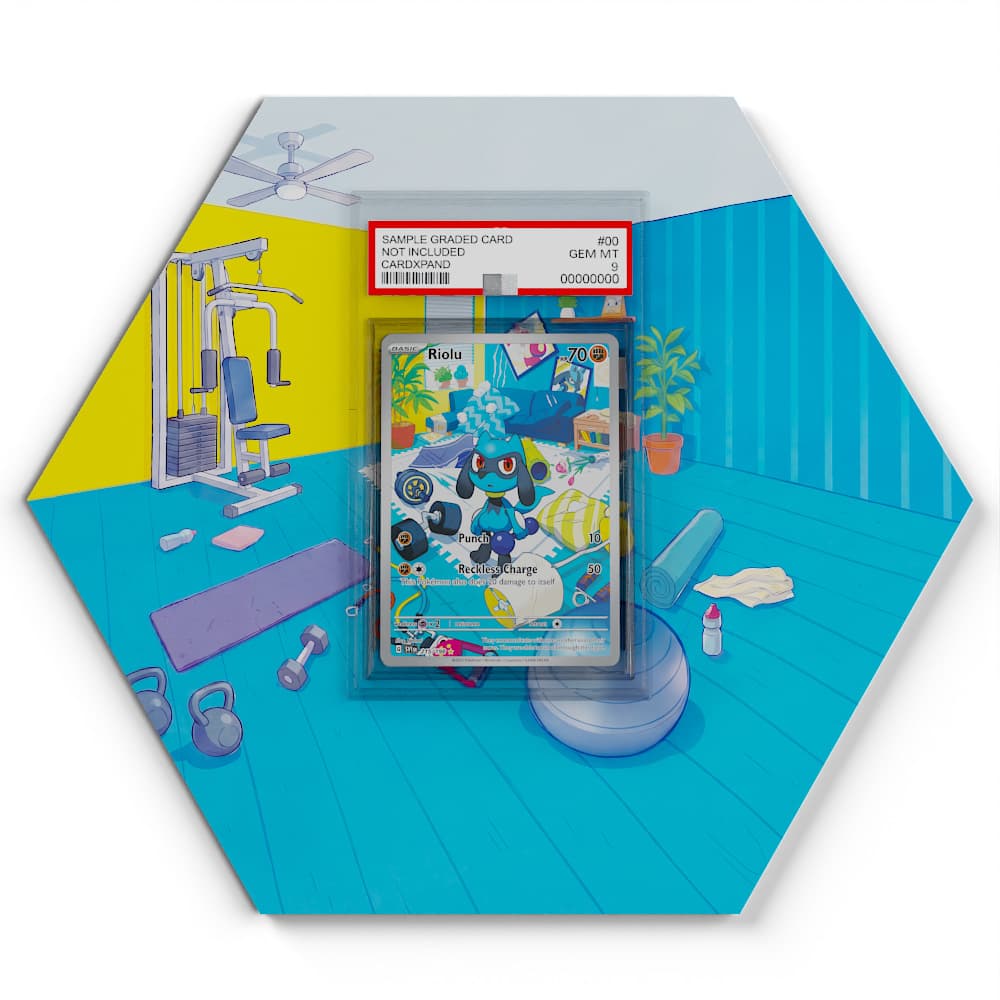 215/198 Riolu - Extended Artwork Pokemon Card Display