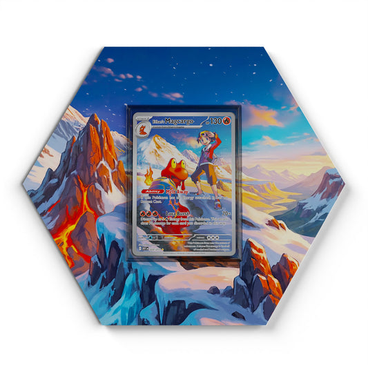 222/217 Klarins Magcargo - Extended Artwork Pokemon Card Display