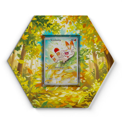 225/217 Hopplo - Extended Artwork Pokemon Card Display