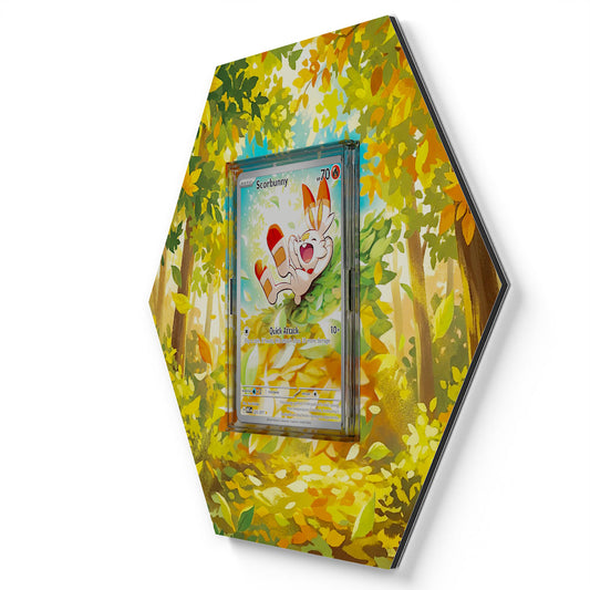 225/217 Hopplo - Extended Artwork Pokemon Card Display