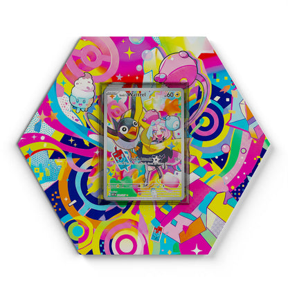 231/217 Enigmaras Wattrel - Extended Artwork Pokemon Card Display