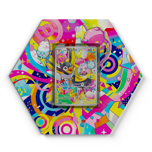 231/217 Enigmaras Wattrel - Extended Artwork Pokemon Card Display