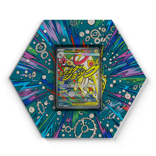 266/217 Mega-Zapplarang EX - Extended Artwork Pokemon Card Display