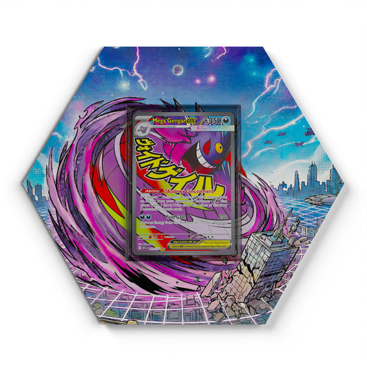 269/217 Mega-Gengar EX - Extended Artwork Pokemon Card Display