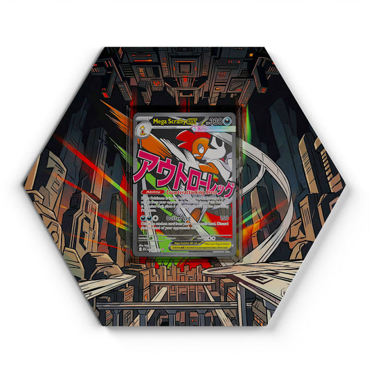 270/217 Mega-Irokex EX - Extended Artwork Pokemon Card Display