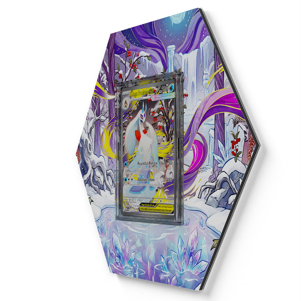 275/217 Mega-Frosdedje EX - Extended Artwork Pokemon Card Display