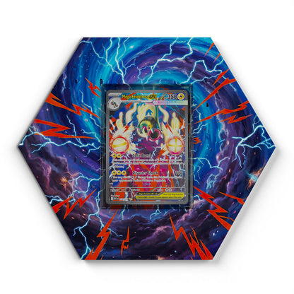 278/217 Mega-Zapplarang EX - Extended Artwork Pokemon Card Display
