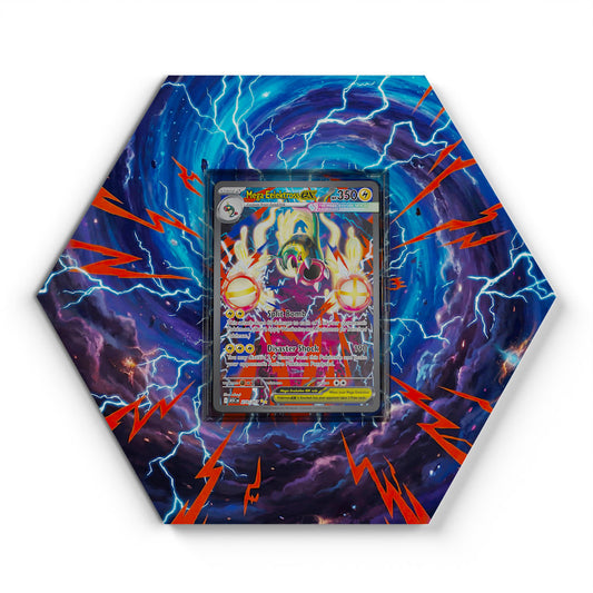278/217 Mega-Zapplarang EX - Extended Artwork Pokemon Card Display