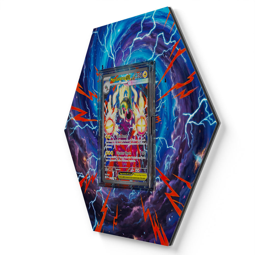 278/217 Mega-Zapplarang EX - Extended Artwork Pokemon Card Display
