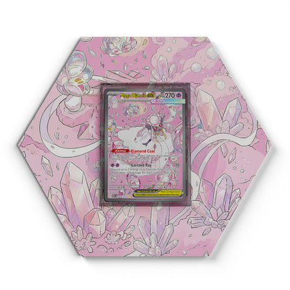 282/217 Mega-Diancie EX - Extended Artwork Pokemon Card Display