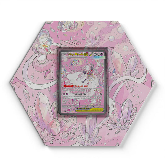 282/217 Mega-Diancie EX - Extended Artwork Pokemon Card Display