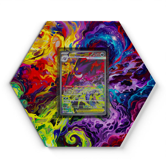 284/217 Mega-Gengar EX - Extended Artwork Pokemon Card Display