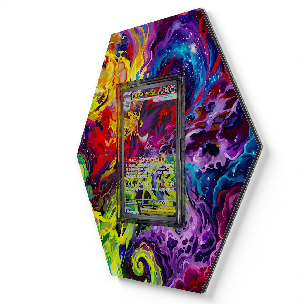 284/217 Mega-Gengar EX - Extended Artwork Pokemon Card Display