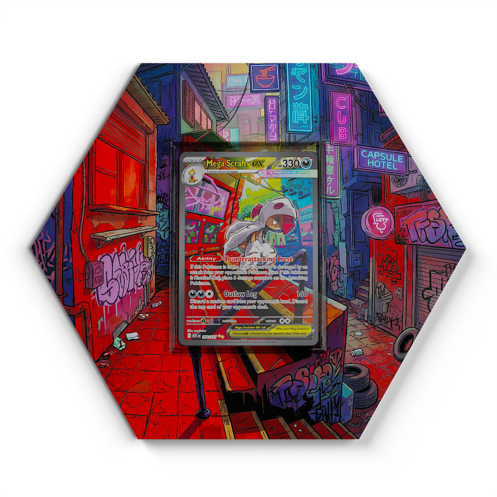 285/217 Mega-Irokex EX - Extended Artwork Pokemon Card Display