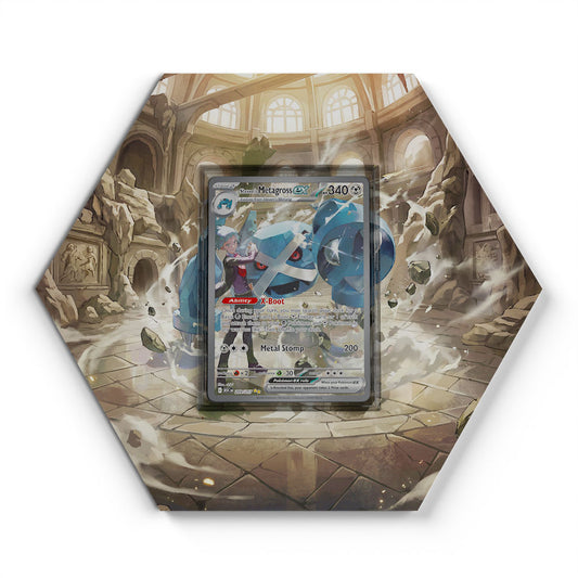 289/217 Trovatos Metagross EX - Extended Artwork Pokemon Card Display