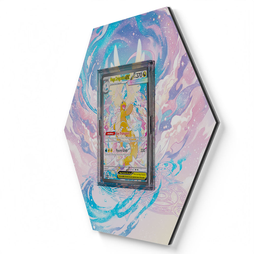 290/217 Mega-Dragoran EX - Extended Artwork Pokemon Card Display