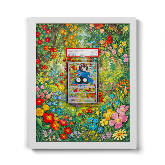 218 Erikas Tangela - Extended Artwork Framed Pokemon Card Display