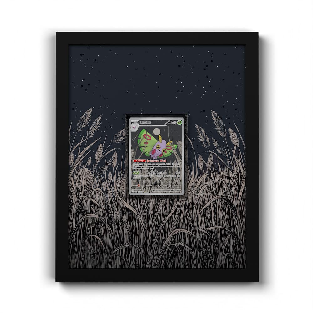 220 Pudox - Extended Artwork Framed Pokemon Card Display