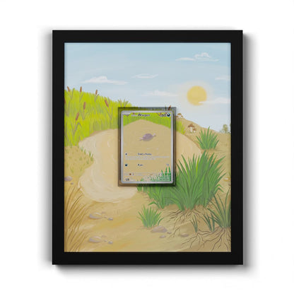 221 Paldea-Felino - Extended Artwork Framed Pokemon Card Display