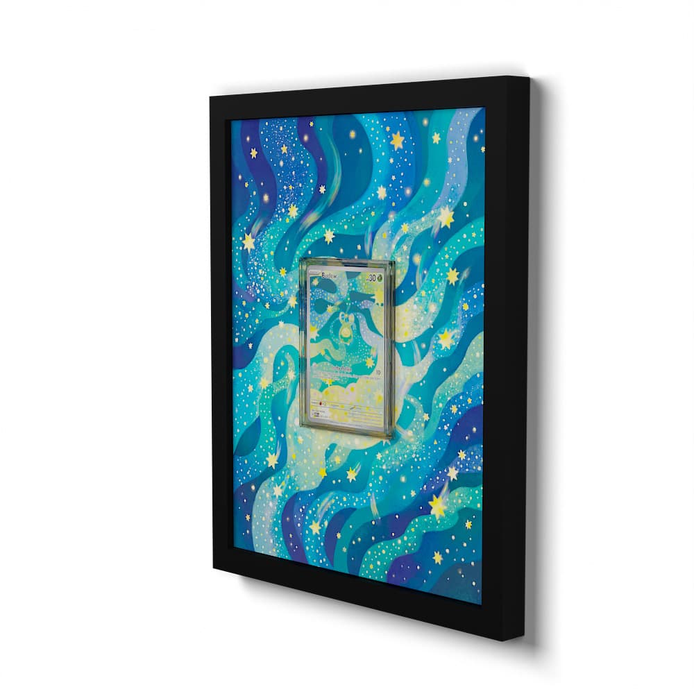 221 Knospi - Extended Artwork Framed Pokemon Card Display
