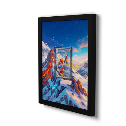 222 Klarins Magcargo - Extended Artwork Framed Pokemon Card Display