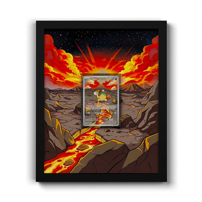 223 Camaub - Extended Artwork Framed Pokemon Card Display