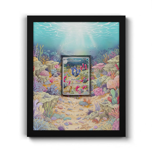 224 Schligdri - Extended Artwork Framed Pokemon Card Display