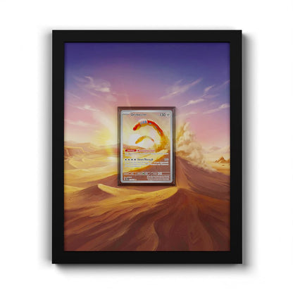 224 Schlurm - Extended Artwork Framed Pokemon Card Display