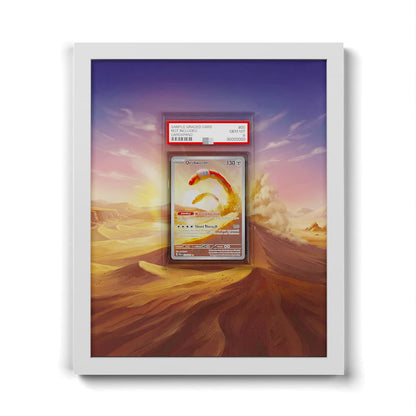224 Schlurm - Extended Artwork Framed Pokemon Card Display